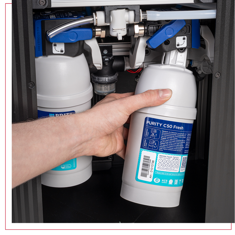 Degritter Fonoteek BRITA C50 rinse water filters