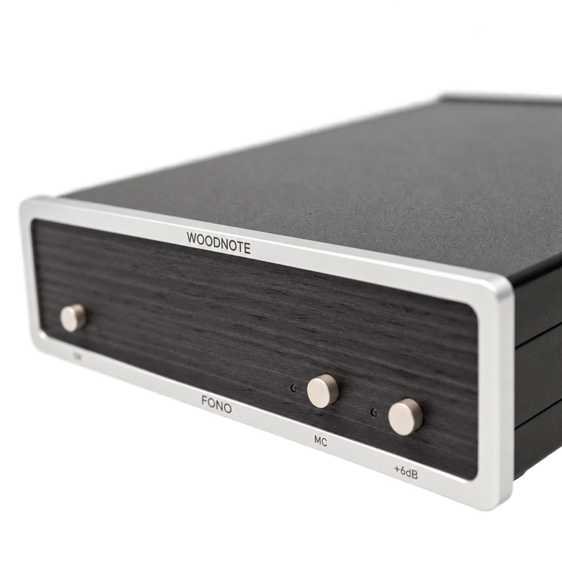 Lindemann Woodnote FONO phonostage, front detail