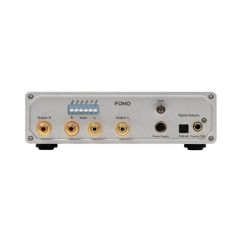 Lindemann Woodnote FONO phonostage rear panel connections