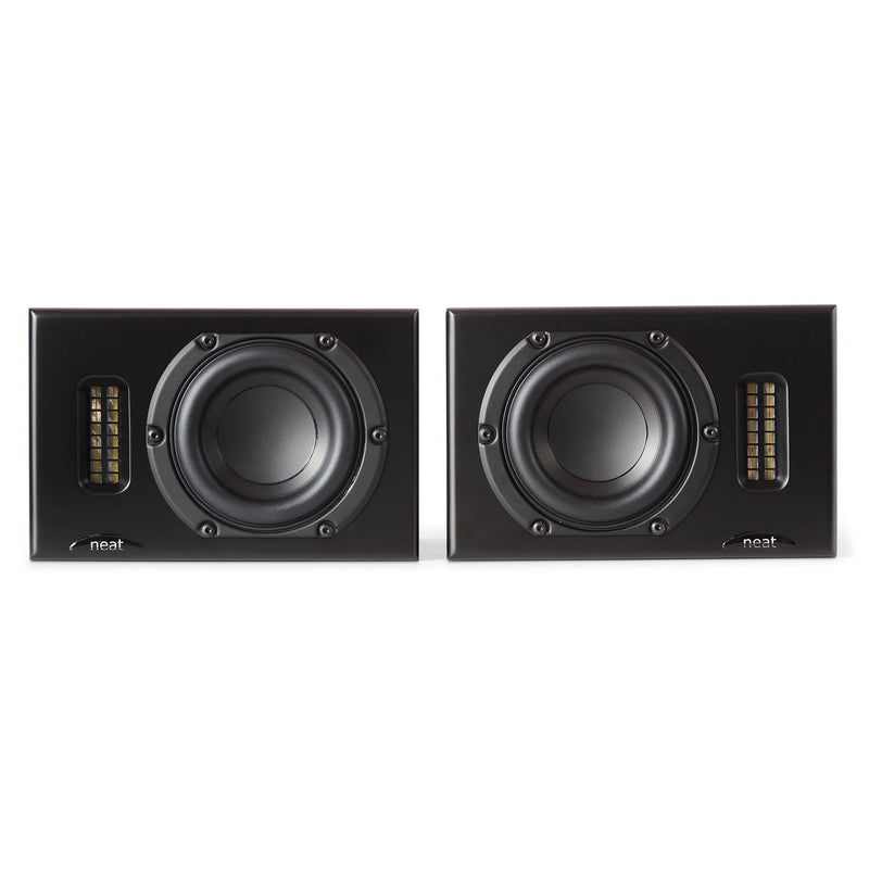 Neat Acoustics Iota II pair, Satin Black, front