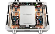 Vinnie Rossi CANTA Integrated Amplifier interior with two 6SN7 triodes