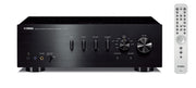 Yamaha A-S701 integrated amplifier, Black finish — front view