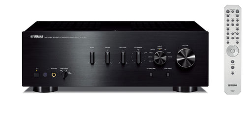 Yamaha A-S701 integrated amplifier, Black finish — front view