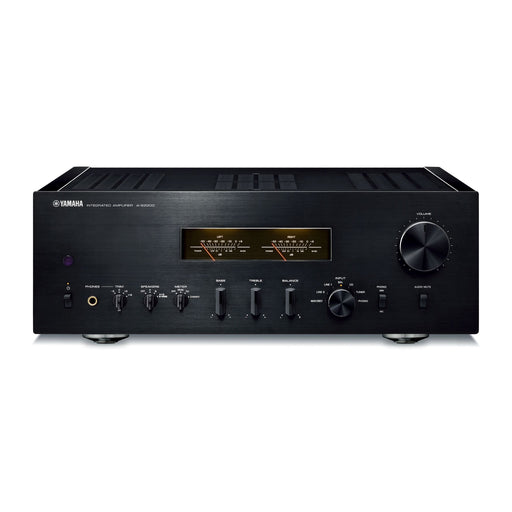 Yamaha A-S2200 integrated amplifier, black, front view