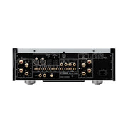 Yamaha A-S2200 integrated amplifier, rear panel showing inputs and speaker terminals