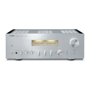Yamaha A-S2200 integrated amplifier, silver, front view