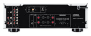 Yamaha A-S301 Integrated Amplifier dramatic studio portrait — Black finish