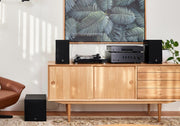 Yamaha CD-S303 CD Player — lifestyle shot in listening room