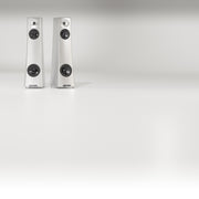 YG Acoustics Vesper 3 loudspeakers, pair, three-quarter view from the left