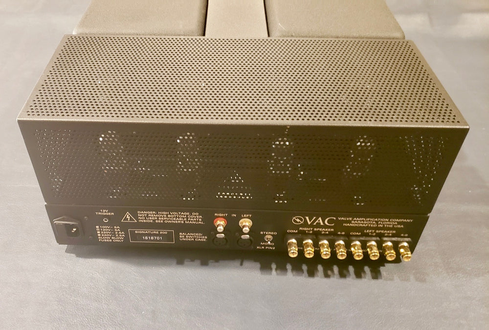 VAC Signature 200 iQ Stereo Amplifier [Previously Owned]