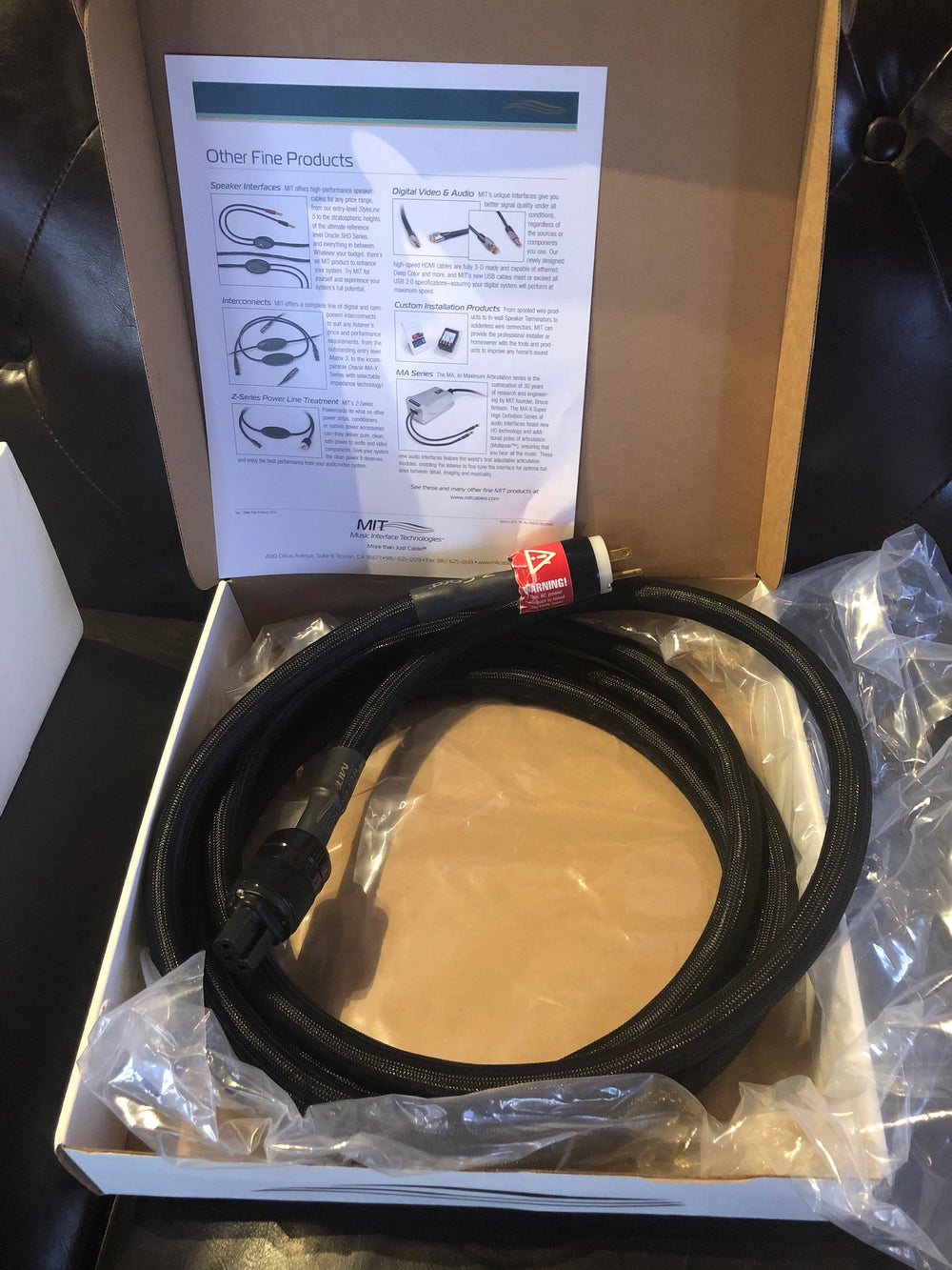 MIT Oracle Z-Cord Reference Power Cord with 4 meters [Previously Owned]